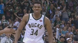 LeBron James vs Giannis Antetokounmpo Cavs vs Bucks 201718 Season [upl. by Marta375]