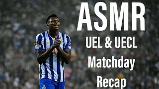 ASMR Europa League and Conference League Matchday Recap [upl. by Darlleen592]