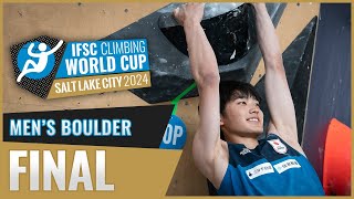 Mens Boulder final  Salt Lake City 2024 [upl. by Ahens370]