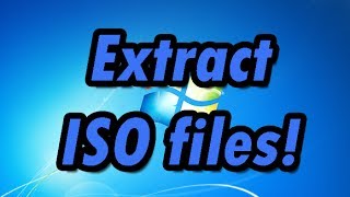 How to extract ISO files Using WinRar [upl. by Kaliski]