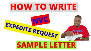 EXPEDITE REQUEST NVC SAMPLE [upl. by Adnopoz]