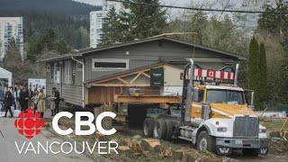 10 Port Moody homes shipped to Sechelt by barge [upl. by Light498]