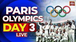 Paris Olympics Day 3 LIVE Manu Back In Action Rifle Shooters Eye Medals  Olympics Sports LIVE [upl. by Naivat]