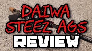 2021 Daiwa Steez AGS casting rod REVIEW Daiwa LEVELS UP [upl. by Rolfston]