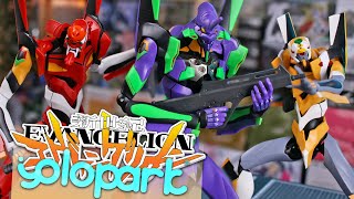 Evangelion Model Kits from Yolopark  UNBOXING and Review [upl. by Anaiuq]