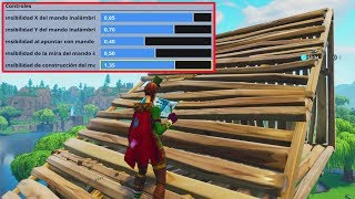 NUEVA SENSIBILIDAD de CONSTRUCCIÓN para CONSTRUIR más RÁPIDO en FORTNITE Consola Ps4Xbox One [upl. by Ecinwahs199]