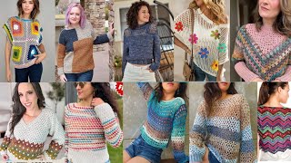 Crochet ideas jacketscrochet sweaterscrochet cardigans [upl. by Anayet445]