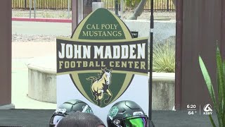 Cal Poly Football wraps spring season with the John Madden Football Center groundbreaking [upl. by Guod]