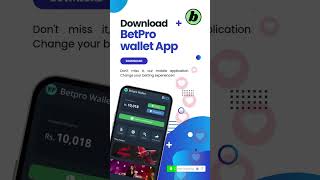 Betpro Wallet  BetproApppk Download Now betpro [upl. by Aprile920]