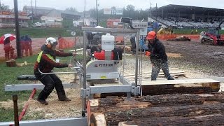 Peterson Sawmills at The Great Portable Sawmill Shootout 2015 [upl. by Mavra576]