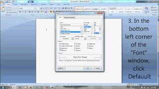 How to change the default font in Microsoft Word from Calibri 11 to Times New Roman size 12 [upl. by Durnan59]