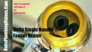 Delta Faucet Repair Single Handle [upl. by Scevor]