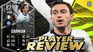 87 SHOWDOWN DARMIAN PLAYER REVIEW SBC PLAYER FIFA 22 ULTIMATE TEAM [upl. by Raskind]