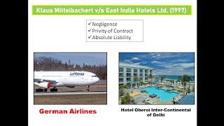 KLAUS MITTELBACHERT VS EAST INDIA HOTELS LTD  LAW EXPLORER [upl. by Mccollum]