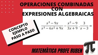 Cómo resolver operaciones combinadas con expresiones algebraicas fraccionarias [upl. by Aalst]