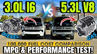 2025 Chevy Silverado 53L Gas VS 30L LZ0 Duramax MPG And Performance Test Did The V8 Get Better [upl. by Meave544]