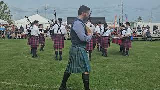 Capital District Scottish Games 2024  Rhode Island Highlanders Pipe Band [upl. by Kluge]