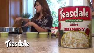 Teasdale Foods Hominy Chili [upl. by Halihs]