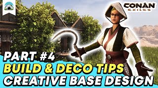 Deco amp Building Tips No Mods Garden Ideas  Guide  Conan Exiles [upl. by Lennaj]