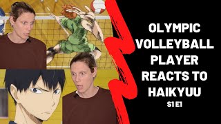 Olympic Volleyball Player Reacts To Haikyuu S1E1 quotThe End And The Beginningquot [upl. by Gilleod]