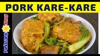 Pork Kare kare Recipe  Pata Kare  Easy Filipino Kare Kare Panlasang Pinoy [upl. by Dranel]