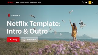 Netflix Intro  After Effects Template [upl. by Normandy44]