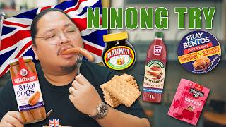 NINONG TRY BRITISH FOOD  Ninong Ry [upl. by Bent]