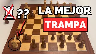 La MEJOR TRAMPA para GANAR en AJEDREZ con negras [upl. by Ahel]