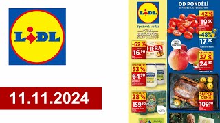 Lidl leták 11112024  akční leták [upl. by Rie]