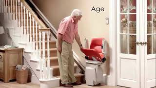 Stannah stairlift Installation Colorado [upl. by Milore]