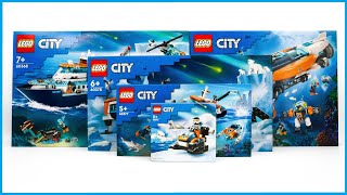 ALL LEGO CITY ARCTIC 2023 SETS COMPILATION [upl. by Geoffry]