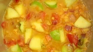 How to make Orangefleshed Sweetpotato Tomato amp Apple soup [upl. by Daahsar622]