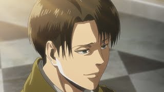 Levi smiles  Attack on Titan Season 3 Episode 10 [upl. by Eirrak]