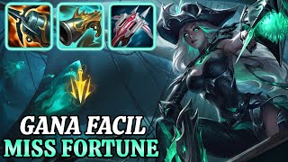 😱¡LA ESTRATEGIA MAS BRUTAL que TE HARA GANAR PARTIDAS con MISS FORTUNE ADC😱 Gameplay Miss Fortune [upl. by Ralyks]