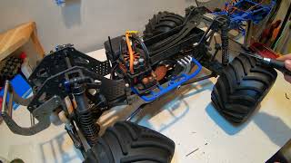 Losi LMT Sonuva Digger cheap sway bar repair [upl. by Aleyak]