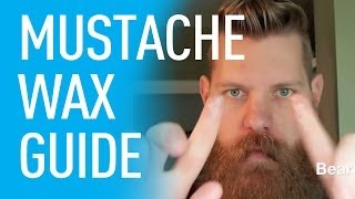 How To Apply Mustache Wax Natural Style  Eric Bandholz [upl. by Jeffie]