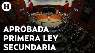 Senado avala en lo general leyes secundarias de la Reforma al Poder Judicial [upl. by Eislehc702]