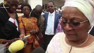 Pose de la Première Pierre de l’Unité de chirurgie cardio pédiatrique André Festoc au Mali [upl. by Enelyar55]