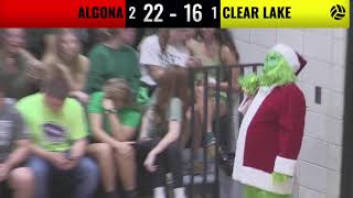 Algona volleyball vs Clear Lake 91924 [upl. by Astiram199]