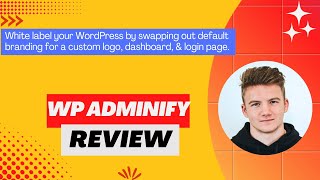 WP Adminify Review Demo  Tutorial I Customize your WordPress dashboard and login page [upl. by Berthe]