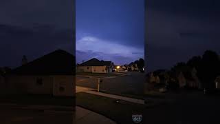 Intense Lighting from 20 miles away shorts lightning southcarolina [upl. by Iturhs]