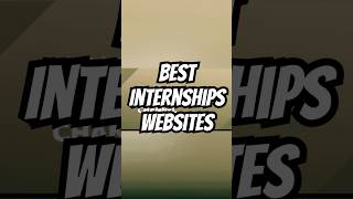 Best Websites to find Internships [upl. by Nhguaved]