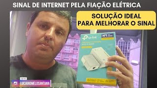 ROTEADOR PELA FIAÇÃO ELÉTRICA TLWPA4220 KIT WIFI AV600 TPLINK ANÁLISE [upl. by Tayib]