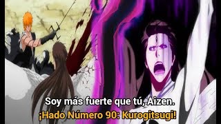 ¡Momento épico¡Hado Número 90 KurogitsugiAizen vs Ichigo [upl. by Hammel]