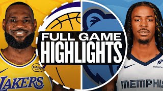 LAKERS at GRIZZLIES  FULL GAME HIGHLIGHTS  November 6 2024 [upl. by Ellenar]