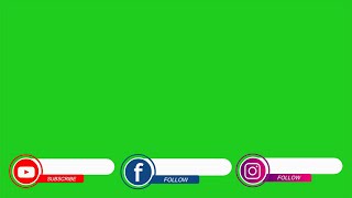 New Social Media Youtube Facebook Instagram Green Screen No Copyright  download link available [upl. by Raseta]