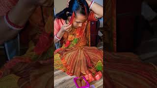 Aarti ji baal jhar rahi hai chhotuaarti funny shortvideos youtubeshorts viralvideos [upl. by Indyc775]