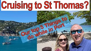 St Thomas Virgin Island Cruise Port  The Top 5 things to do in St Thomas on a shore excursion [upl. by Alonzo]