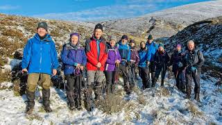 Ayr amp District Rambling Club Lowther Hills from Wanlockhead Dec 5th 2021 [upl. by Pelletier517]