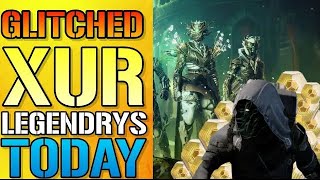 Destiny 2 GLITCHED XUR Is In The EDZ Season Of The Witch LEGENDARY Weapons amp Armor Sept 19th [upl. by Olive]